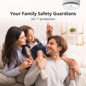 Wisualarm smoke alarm 24hours protection