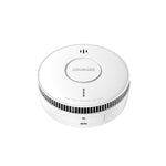 Load image into Gallery viewer, Wisualarm 230V Mains Power Smoke Alarm with 10 Year Rechargeable Lithium Back-up Battery
