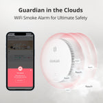 Load image into Gallery viewer, Wisualarm Smart WiFi Smoke Alarm With Replaceable Battery
