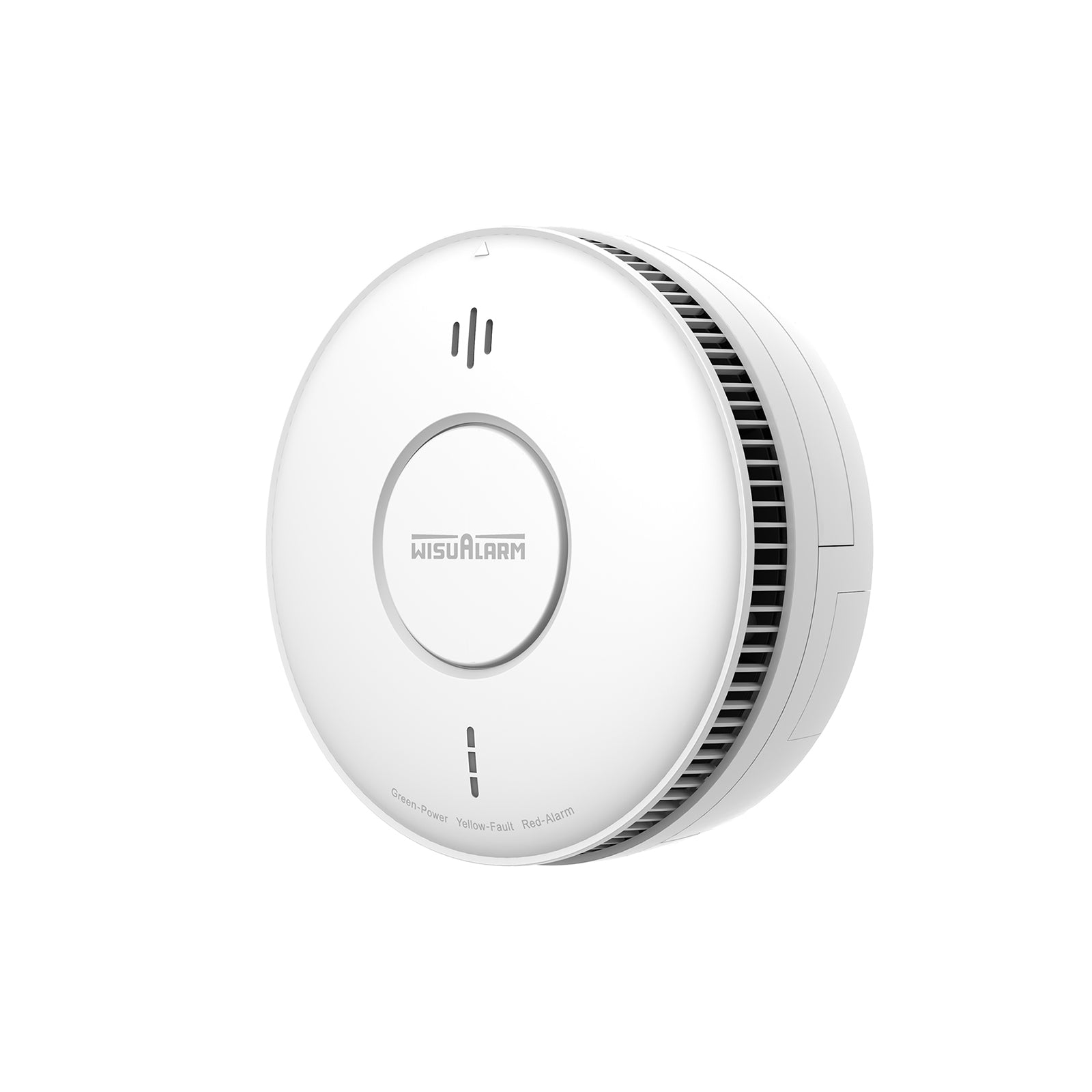 Wisualarm 230V Mains Power Smoke Alarm with 10 Year Rechargeable Lithium Back-up Battery