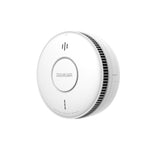 Load image into Gallery viewer, Wisualarm 230V Mains Power Smoke Alarm with 10 Year Rechargeable Lithium Back-up Battery
