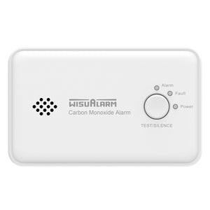 Wisualarm carbon monoxide alarm without LCD screen