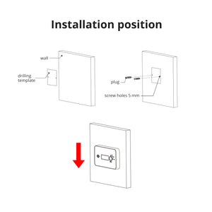 Wisualarm carbon monoxide alarm installation position