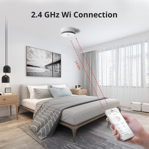 Wisualarm wifi smoke alarm connect 2.4 GHz Wifi